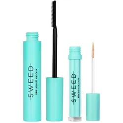 Sweed, Mascara, Lash Lift Power Duo - Lash Lift Mascara Black + Eyelash Growth Serum 3ml (Black)