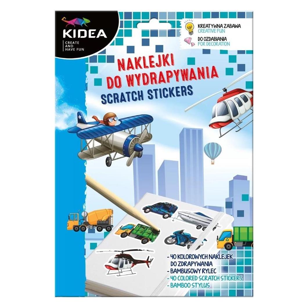 Derform Kratzbare Aufkleber für KIDEA-Fahrzeuge (40 Sticker) (47607072)