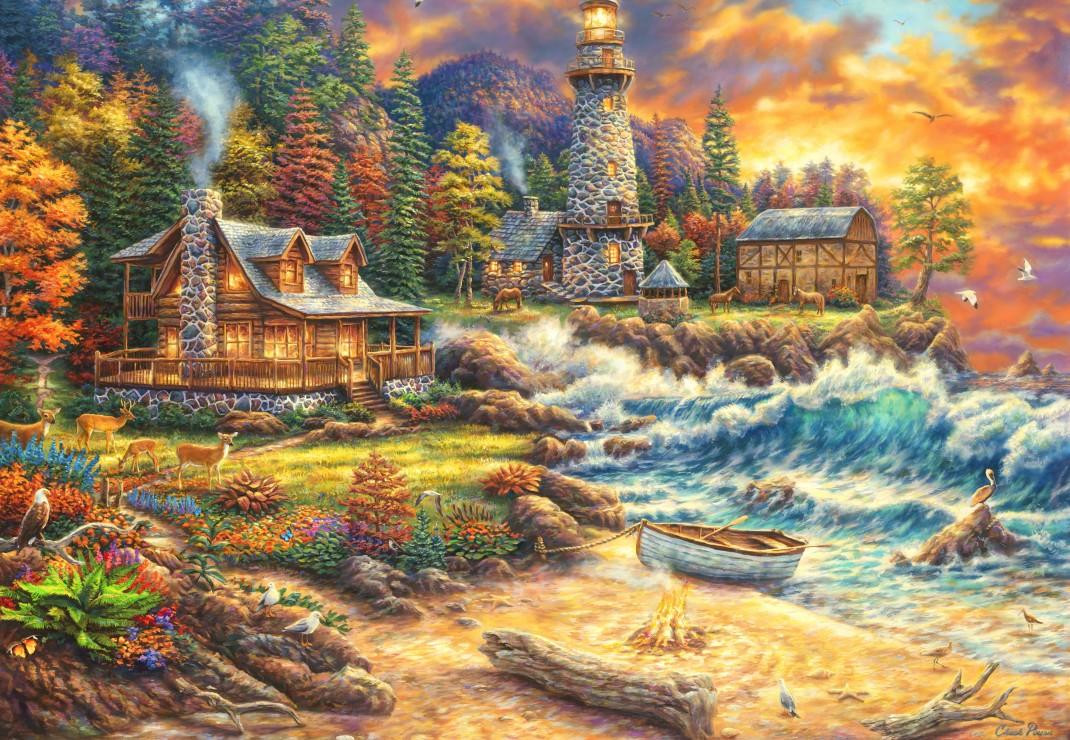 Grafika Puzzel Chuck Pinson Providence by the Sea 1000 stukjes