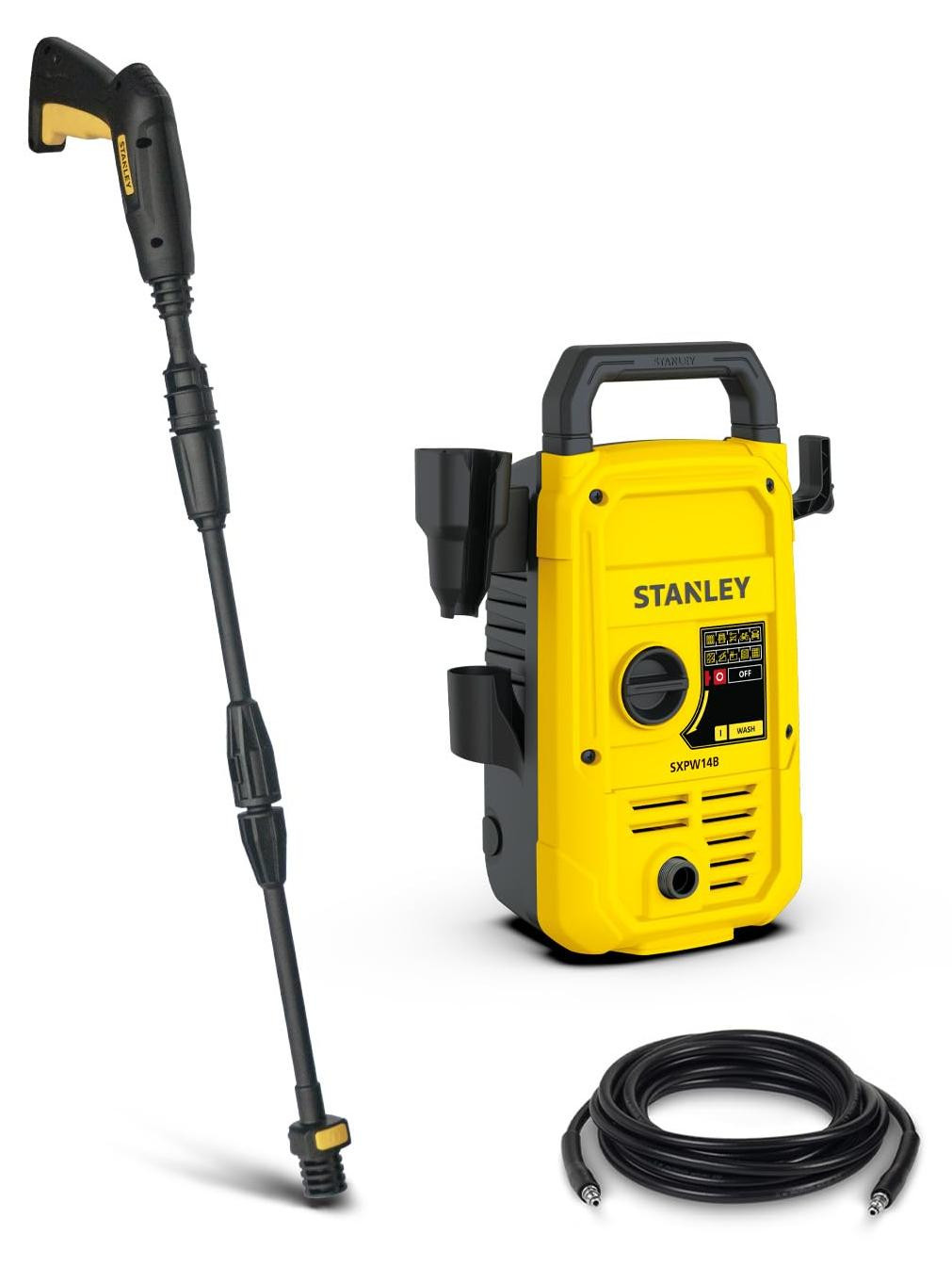 Stanley hogedrukreiniger SXPW14B voor koud water, geschikt voor auto's en buitenoppervlakken