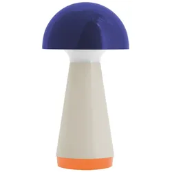 LED-Tischleuchte Bobbi blau/cappuccino/orange mehrfarbig Blue (blau/cappuccino/orange) 18 cm