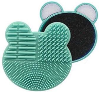 Uplifted Goods Silicone Makeup Brush Cleaner Bowl And Scrub Pad Set a