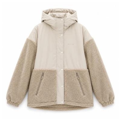 Mazine - Women's Fabric Blocking Jacket - Winterjacke Gr L beige