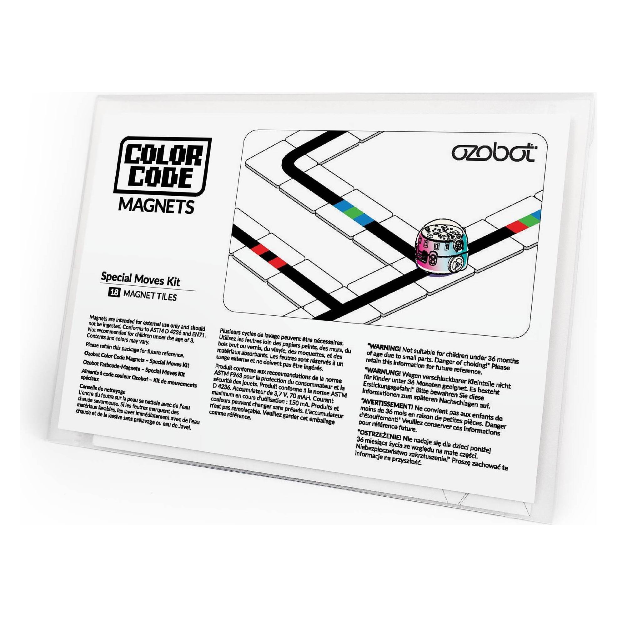 Ozobot MINT Spezialbewegung Set Magnetische Farbcode KachelnColor Code (035017-01) (035017-01)