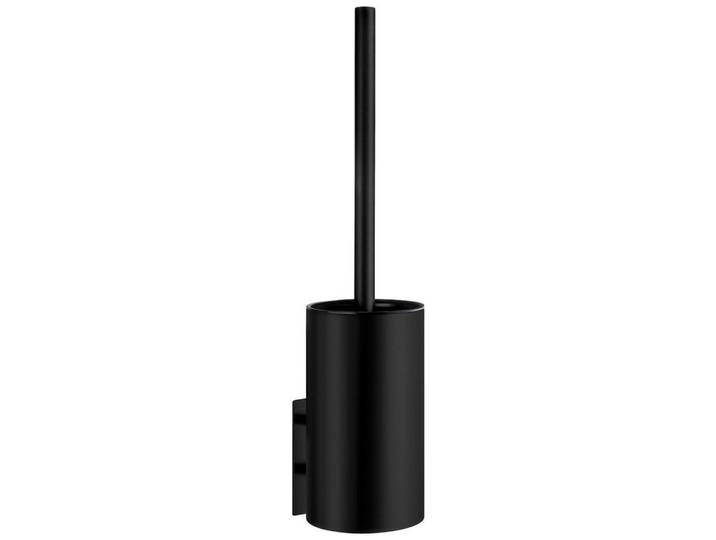 Wc-Bürstengarnitur Beslagsboden, Schwarz, Metall, 8.5x38x10.3 cm, Bürstenkopf abnehmbar, Bürstenkopf austauschbar, Badezimmer, WC Ausstattung, WC-Bürsten