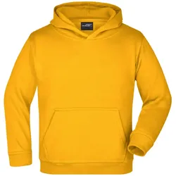 Kinder Kapuzensweatshirt "JN047K" - XS - gold-yellow