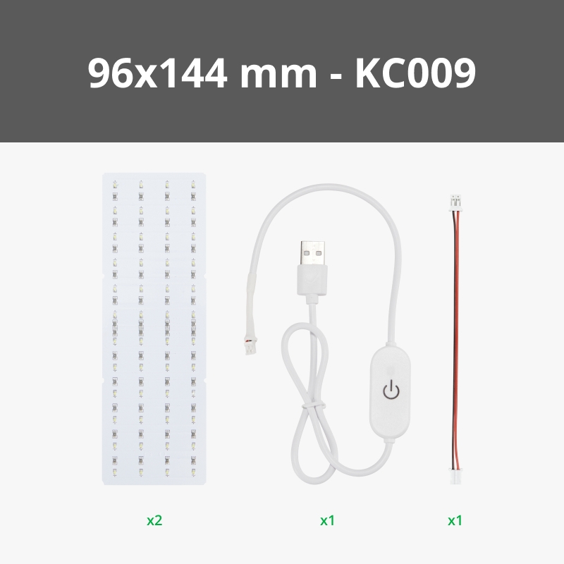 Bambu Lab Lithophane LED Backlight Board Kit (2PCS) B-KC009