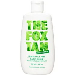 120ml THE FOX TAN Fragrance Free Rapid Tanning Elixir