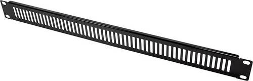 LogiLink PN111B 19 Zoll Netzwerkschrank-Blindabdeckung 1 HE Perforiert Schwarz