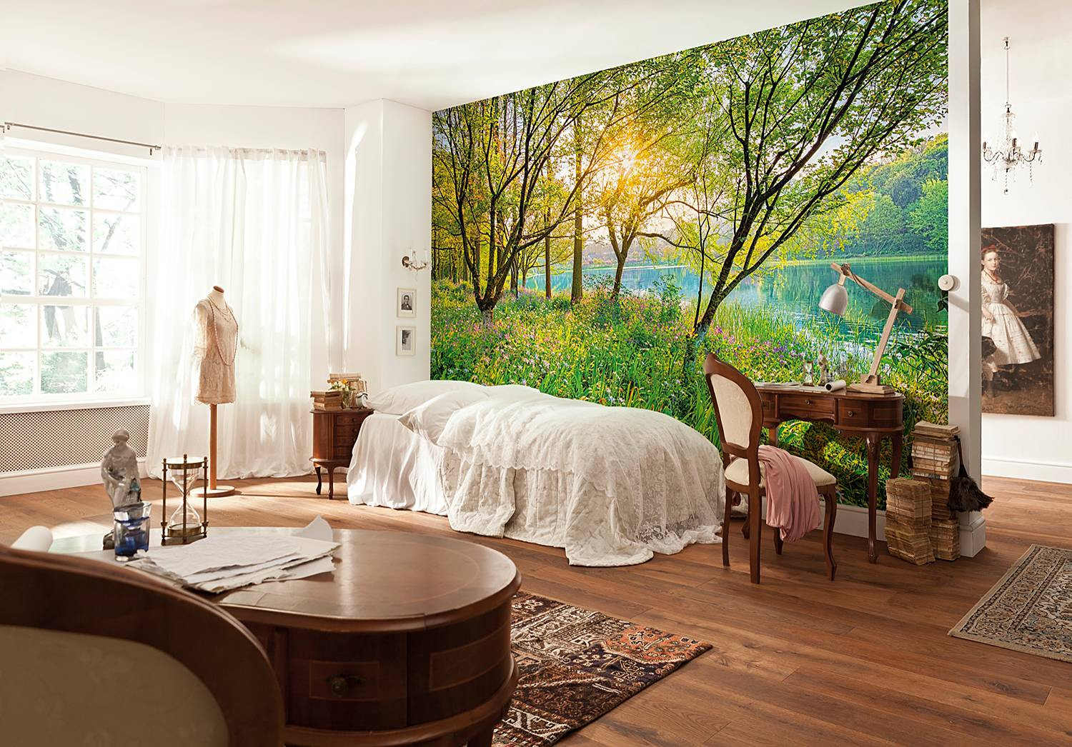 home24 Fotobehang Spring Lake Mural B: 368 cm, H: 254 cm