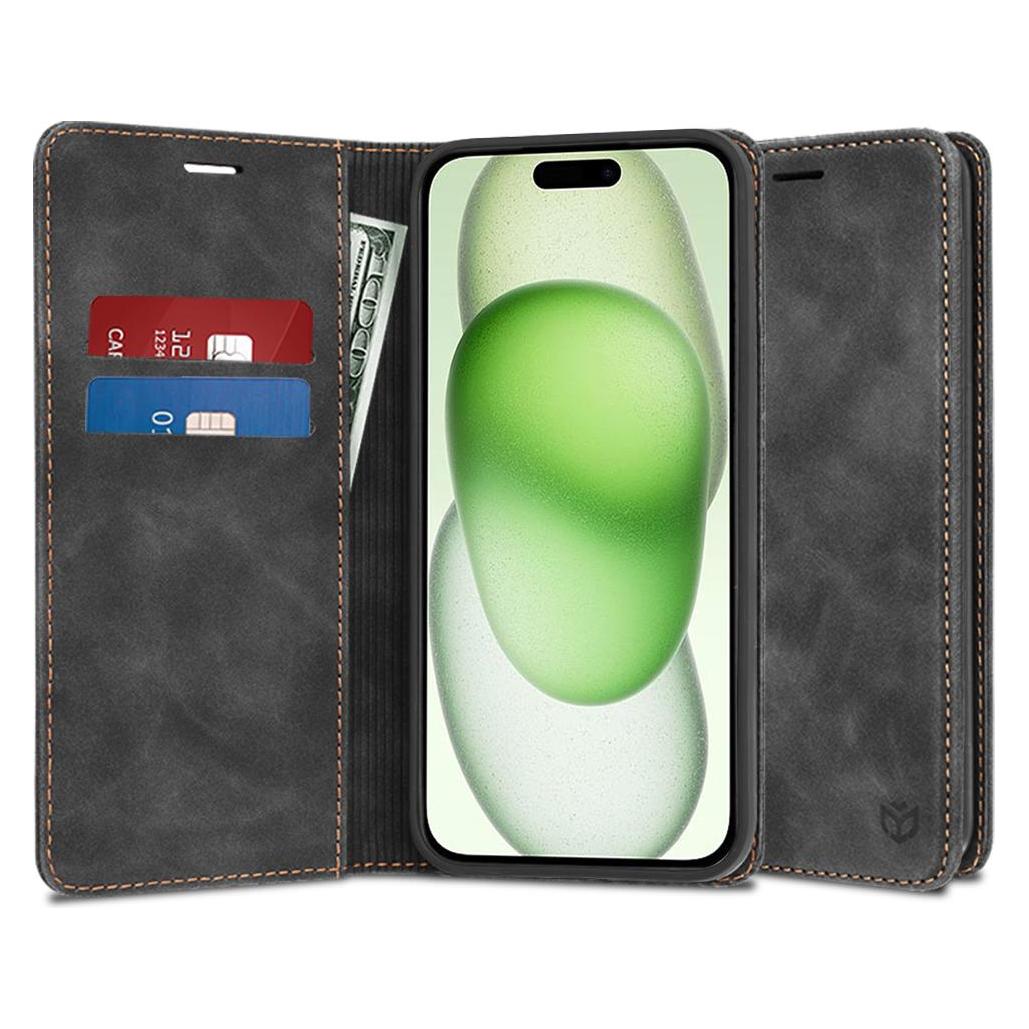Techsuit - Confy Cover - iPhone 15 Plus - Black (Apple iPhone 15 Plus) (56345809)
