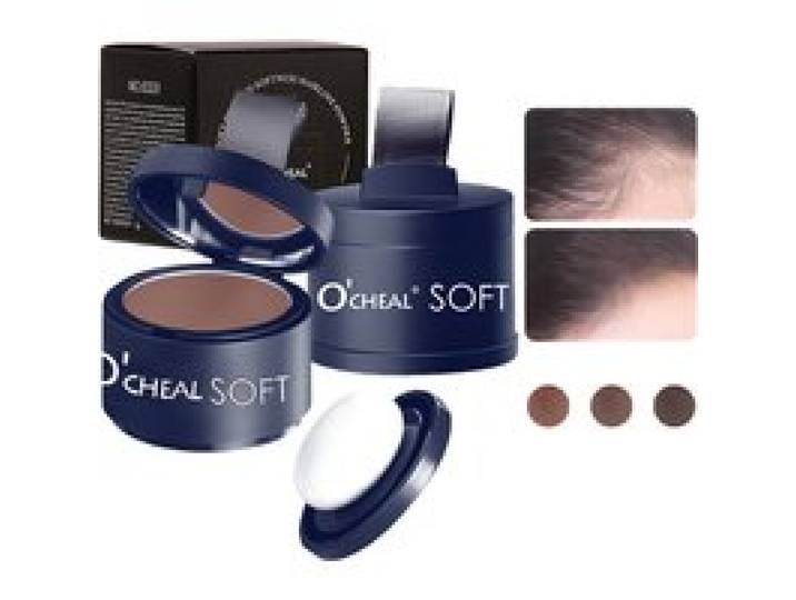 O'CHEAL Haarlijn Poeder Zwarte Wortel Cover Up Natuurlijke Instant Waterdichte Haarlijn Schaduw Poeder Haar Concealer Dekking Styling