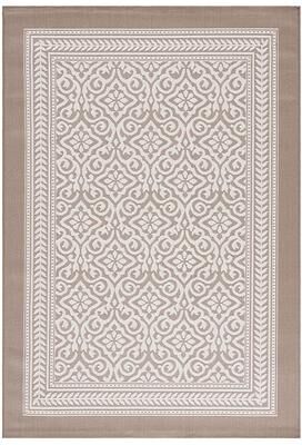"Suzanne Kasler Francesca Indoor/Outdoor Rug - Mocha, 7'10"" x 10'10"" - Ballard Designs"