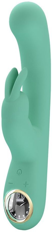 Pretty Love Lamar - Vibrateur Lapin avec affichage digital LED - Bleu