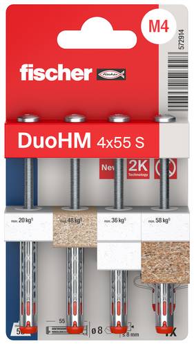 Fischer 572914 DuoHM 4x55 S PH TX Hohlraumdübel 55mm 4St.