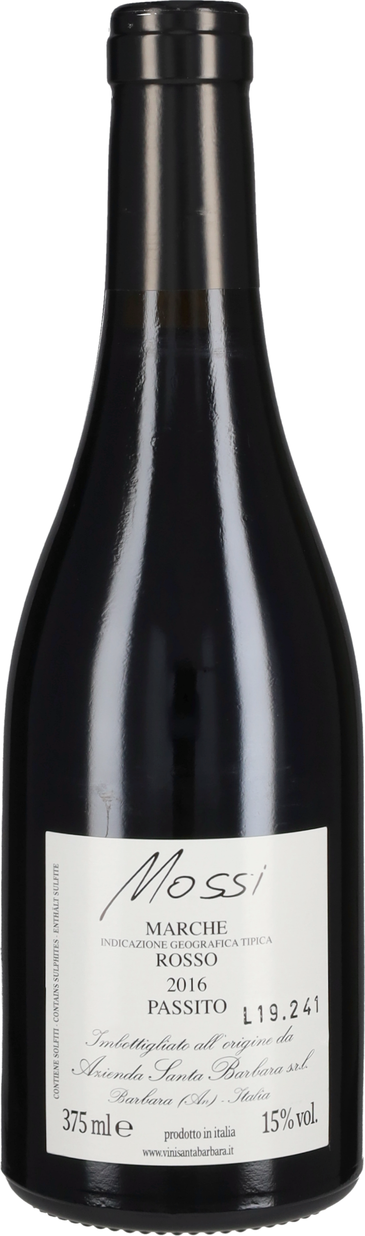 Santa Barbara Passito 'Mossi' 2016 37.5cl