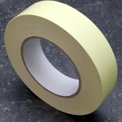 Doppelseitiges PE-Gewebeklebeband, sehr starker Kautschukkleber, GW-ES25 38 mm, Papier, weiß