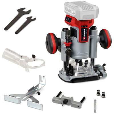 Akku-Fräse EINHELL "TP-RO 18 Li BL - Solo", rot, B:109mm H:226mm L:239mm, Fräsmaschinen, Oberfräse ohne Akku und Ladegerät