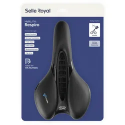 Selle Royal Respiro Sattel Athletic schwarz Unisex 279x159 mm