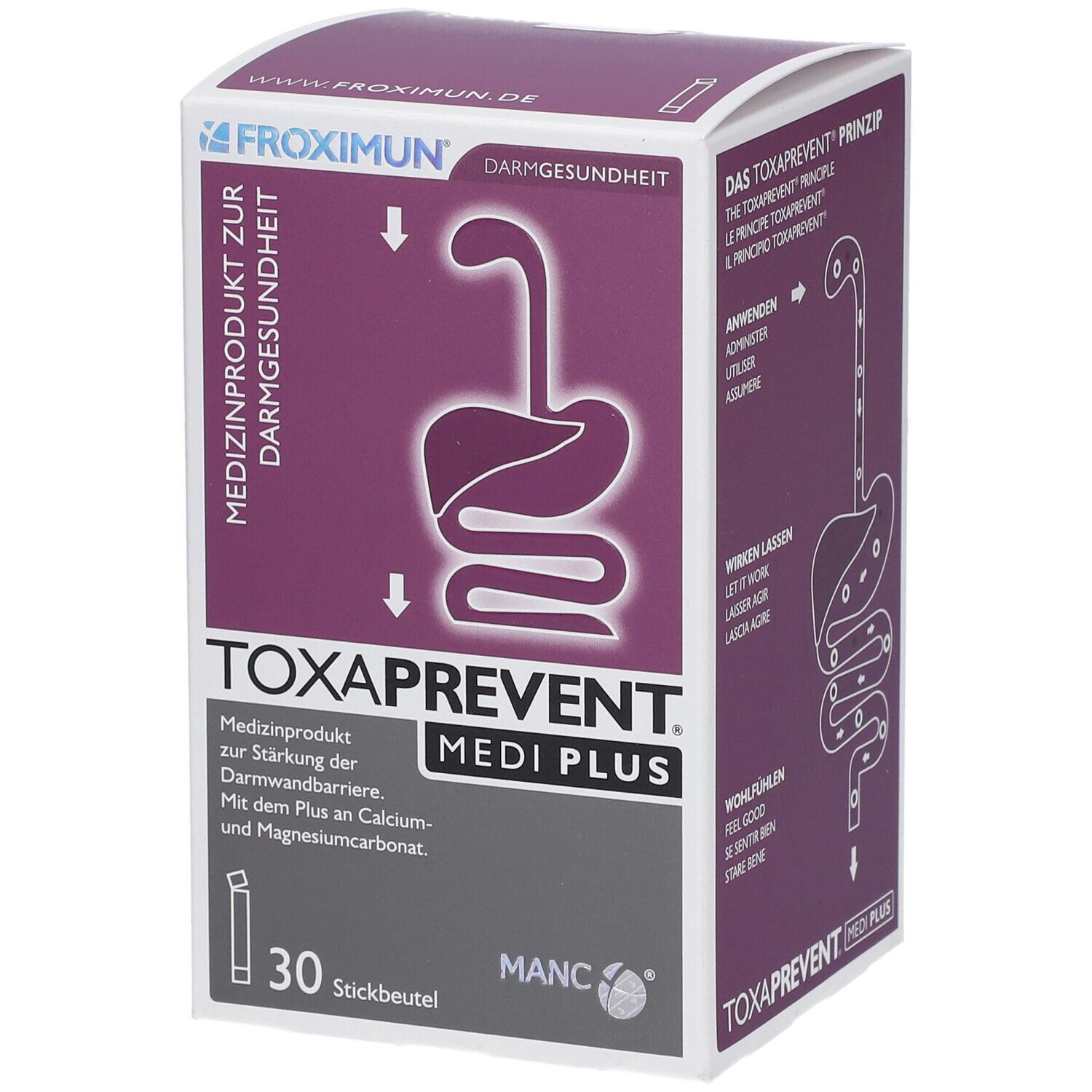 Froximun Toxaprevent Medi Plus Stick 30x3 g Pulver