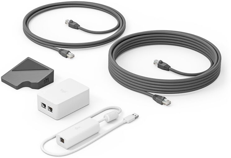 Kit de câblage CAT5E pour Logitech Tap Un kit de câblage complet pour alimenter le produit et simplifier les branchements.