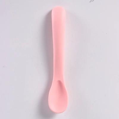 First Steps Soft Touch Baby Learning Spoons pink