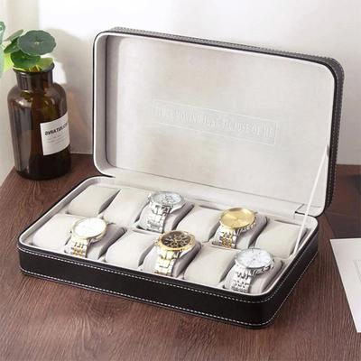 All Categories Goods Premium 12 Slot PU Leather Watch Organizer & Jewelry Storage Box Premium 12 Slot PU Leather Watch Organizer & Jewelry Storage Box