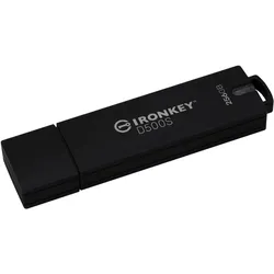 Kingston IronKey D500S (256 GB, USB-A), USB Stick, Schwarz