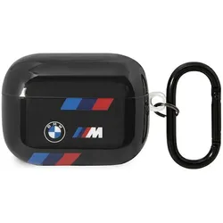 BMW Tricolor Stripes - Hülle für AirPods Pro 2 (schwarz)