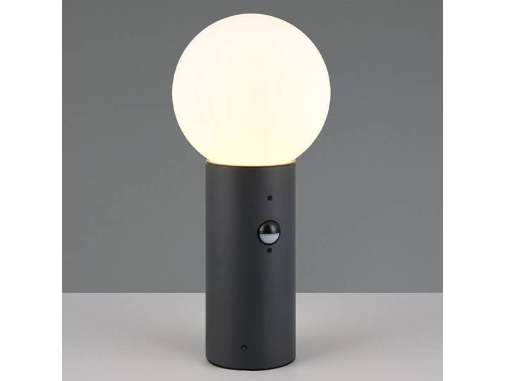 Borne lumineuse Mures avec détecteur 40cm Noir