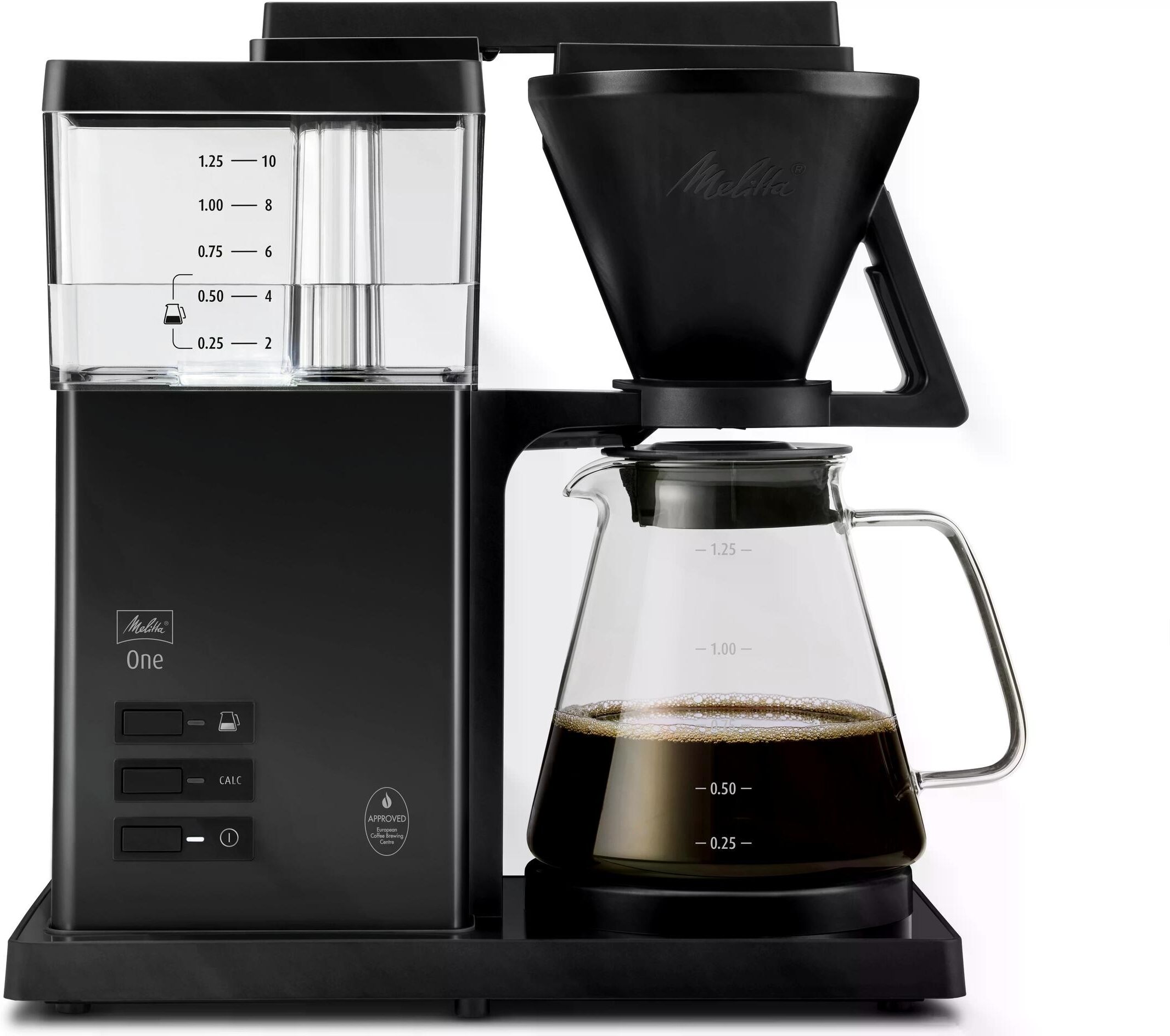 Melitta Filterkaffeemaschine "One Schwarz", schwarz, 10, Kaffeemaschinen, Filterkaffeemaschine schwarz 10