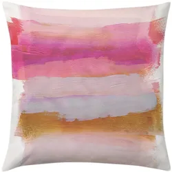 Traumschlaf Outdoor Dekokissenhülle Abstract Brush 40x40 cm - pink