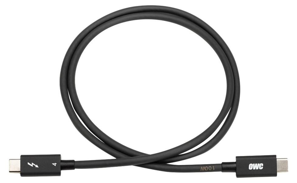 OWC Thunderbolt 4 / USB-C kabel, zwart, 2 meter