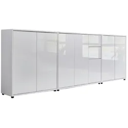 Sideboard Mailand Set 6 Weiß