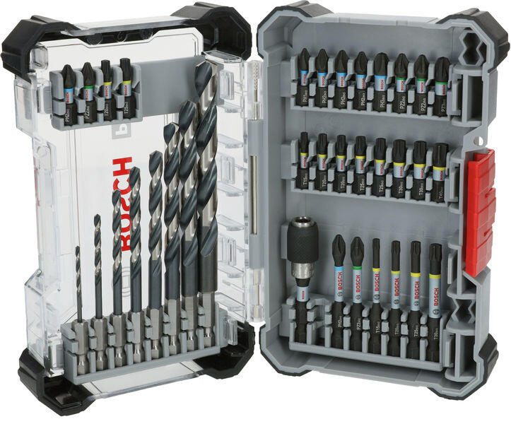BOSCH Bohrer- und Bit-Set PRO Impact 35-teilig 2608521U80