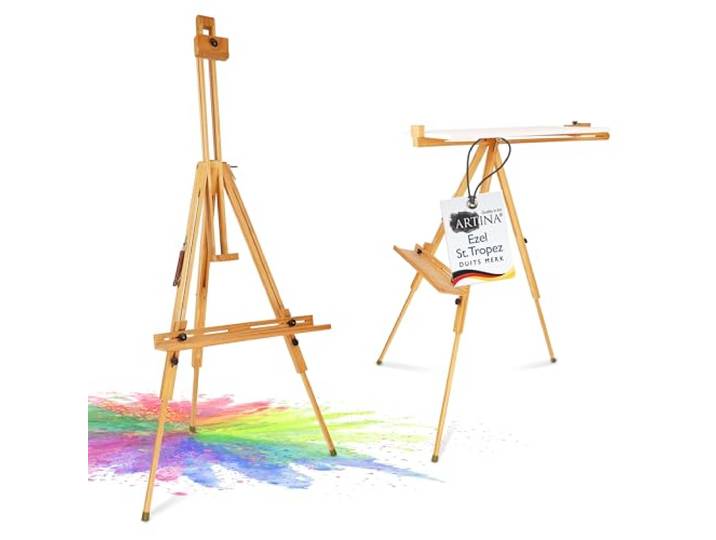 Artina Lichtgewicht Schildersezel Massief Beukenhout voor Canvas tot 80cm