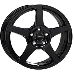 Autec Valea Silver 6.5x16 ET 32 4/108 Alufelge Schwarz