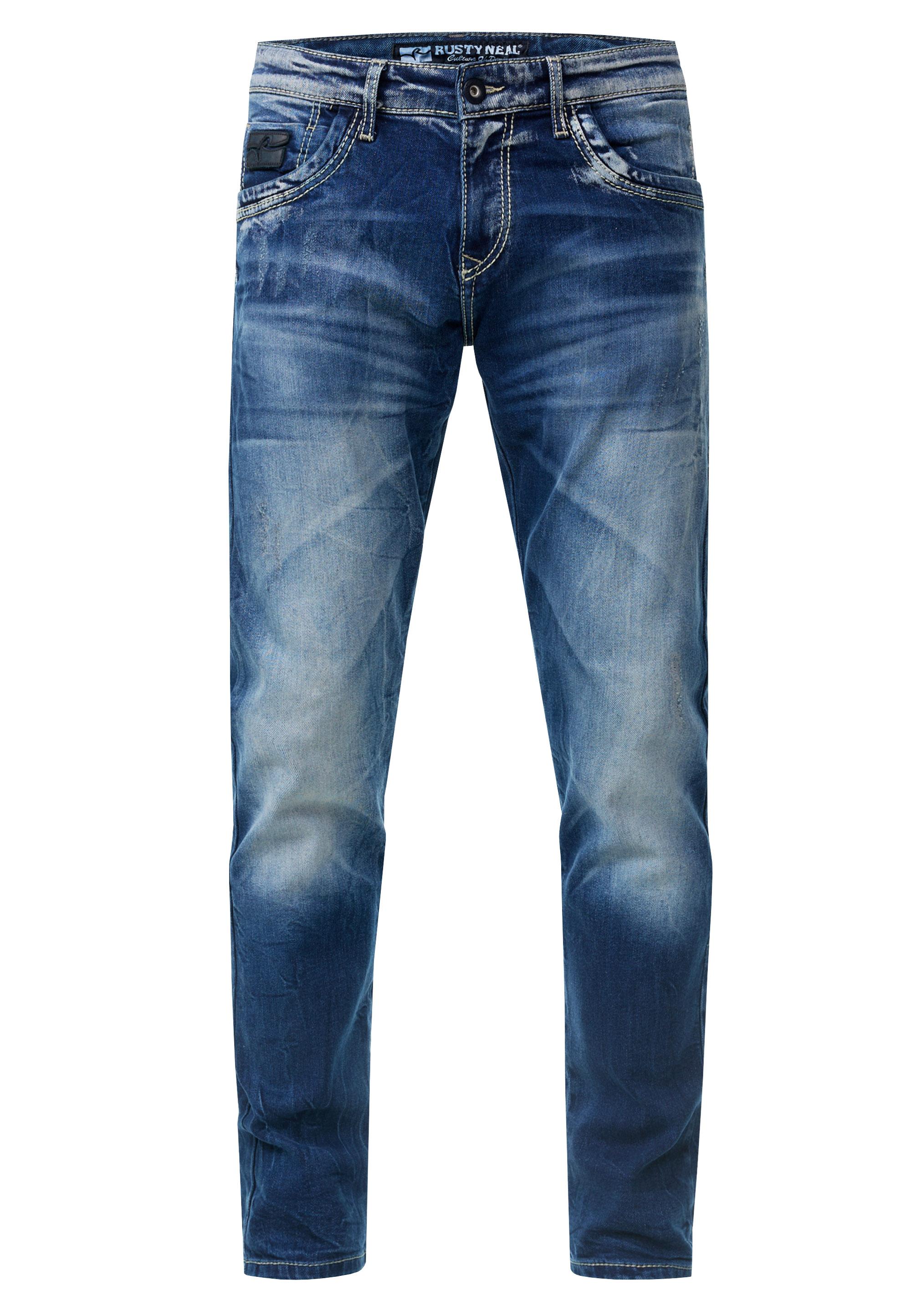 Jeans Hose "YAMATO" Slim Fit Streetwear Cotton-Stretch