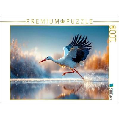 CALVENDO Puzzle Ein Frühlingsbote auf Futtersuche | 1000 Teile Lege-Größe 64x48cm Foto-Puzzle für glückliche Stunden, Sonstige von , Calvendo Puzzle