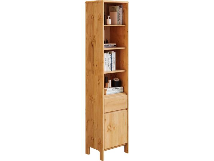 Regal GOODPRODUCT Luven , beige (natur), B:44cm H:192cm T:34cm, Massivholz, Regale, Regal, zertifiziertes Massivholz, Breite 44 cm