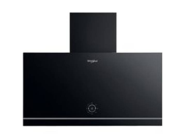 Hotte murale Whirlpool WHVA 62F LM K verre noir moteur tangentiel 485 m³/h
