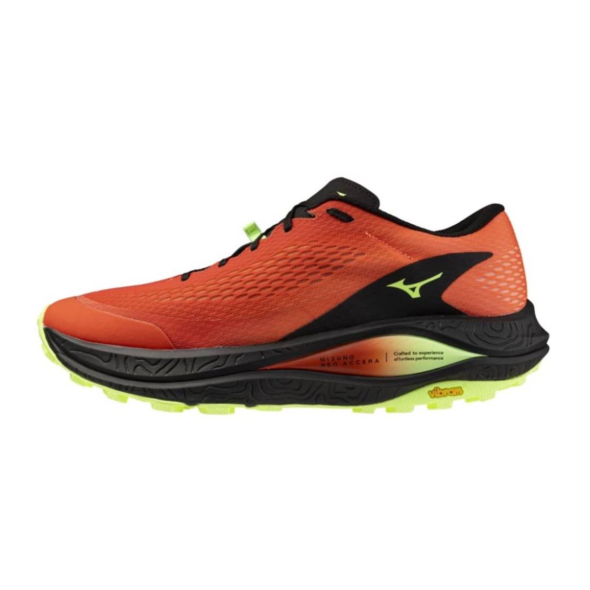 Tênis Mizuno Neo Accera Laranja Preto AW26 Unissex, Tamanho 50 - EUR Unisex