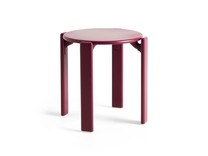 HAY Rey runder Hocker Ø46,5x46 cm Grape red