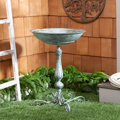 "SAFAVIEH Outdoor Living Orian Bird Iron Home Accent - 19"" W x 19"" D x 27"" H"