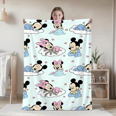 Shop Station Minnie Mouse Blanket Soft Fleece Cartoon Throw Blanket For Bed, Sofa, Travel & Camping a 39.37 49.21 In