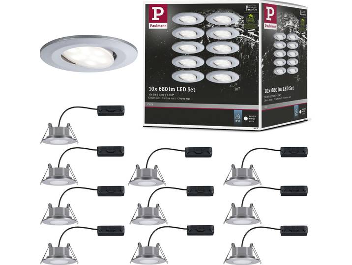 Paulmann LED Einbauleuchte Calla Basisset schwenkbar