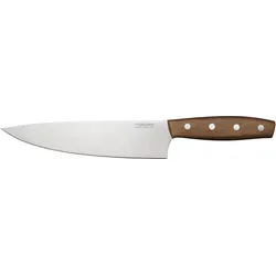 Fiskars CREA 1075696, Küchenmesser, Silber, Braun