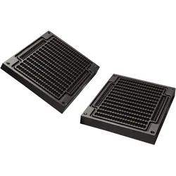 Neumärker Waffel-Pommes Backplattensatz für Swing Backsystem, Zubehör Küchengeräte, Schwarz