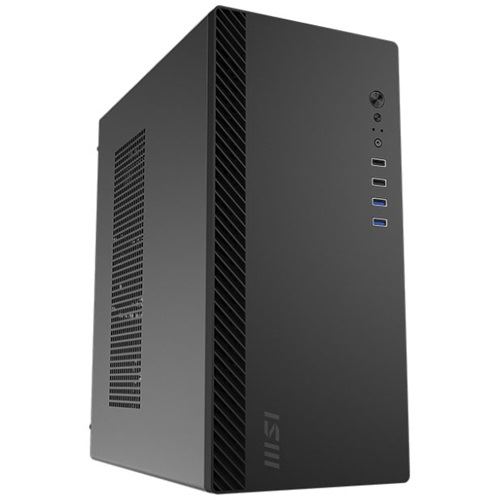 MSI PRO Shield M100P Mini Tower ohne Netzteil schwarz