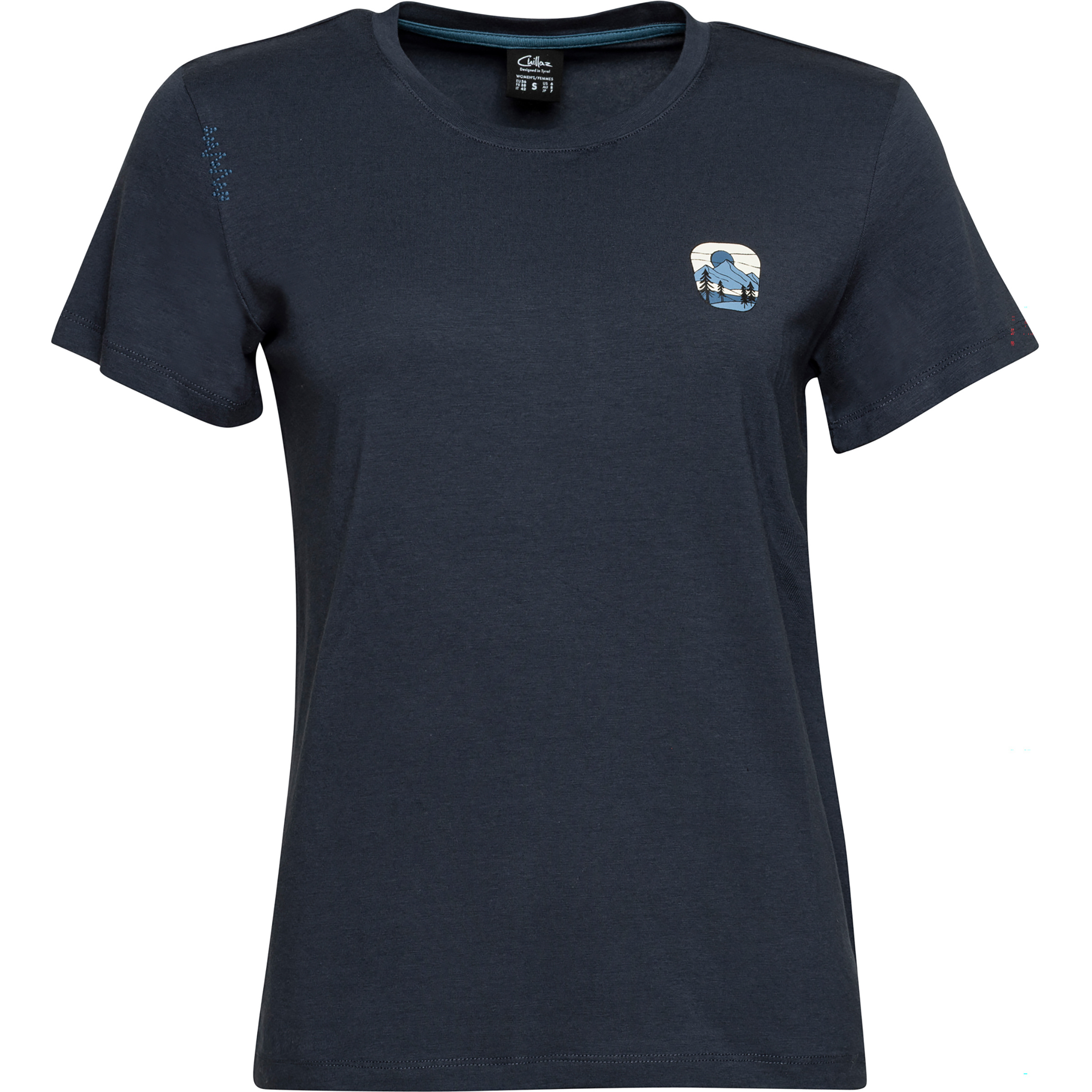 Chillaz Iseo Sunset Damen T-Shirts blau Größe M Alpinklettern | Sportklettern | Bouldern Hautfreundlich